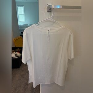 Lululemon Athletica White Short Sleeve Tee
